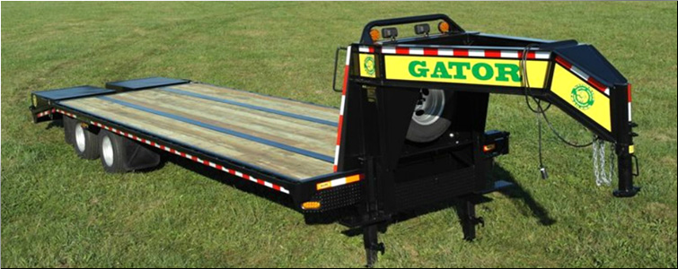 GOOSENECK TRAILER 30ft tandem dual - all heavy-duty equipment trailers special priced  Champaign County, Ohio